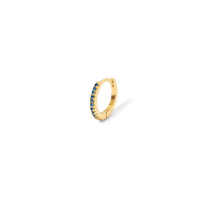 SHINY SILVER HOOP