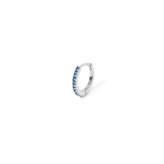 SHINY SILVER HOOP