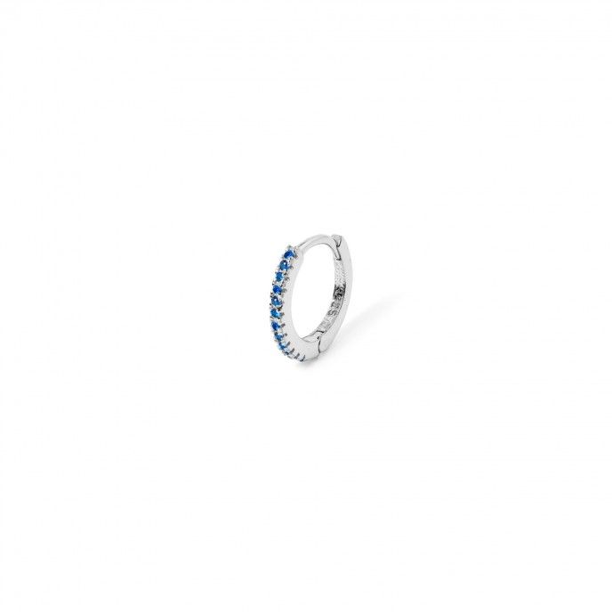 SHINY SILVER HOOP