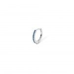 925 Sterling Silver - Blue zircon