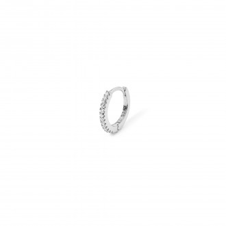 SHINY SILVER HOOP SHINY SILVER HOOP