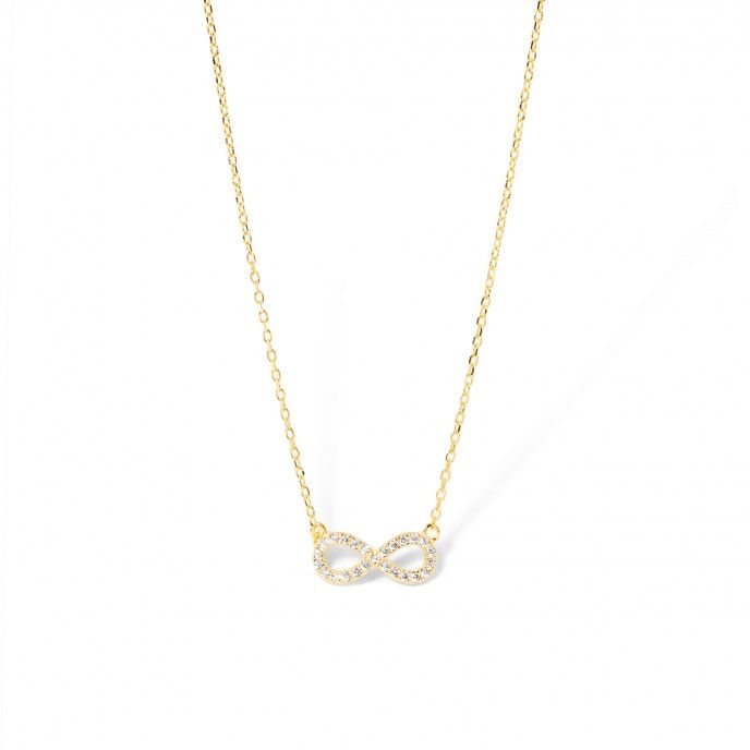 SILVER NECKLACE WITH INFINITE