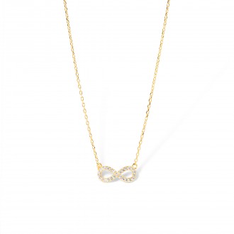 SILVER NECKLACE WITH INFINITE
