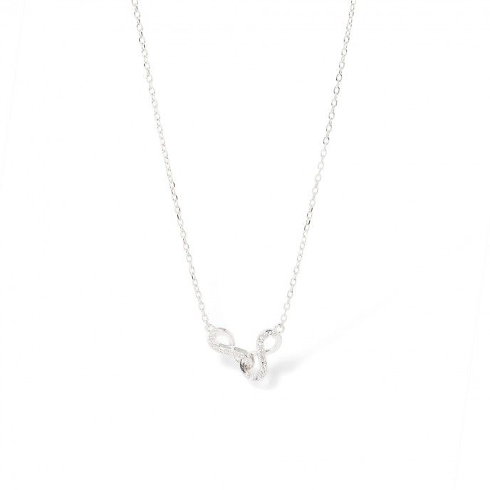 SILVER NECKLACE WITH INFINITE