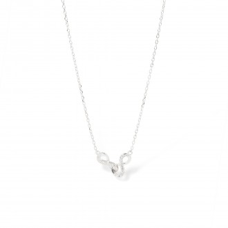 SILVER NECKLACE WITH INFINITE