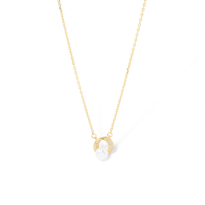 COLLAR DE PLATA CON PERLA