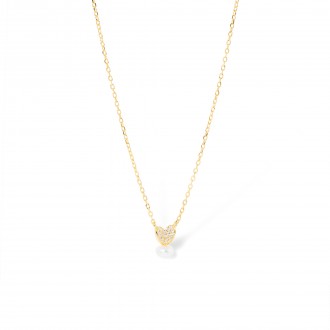 SILVER NECKLACE WITH PEARL