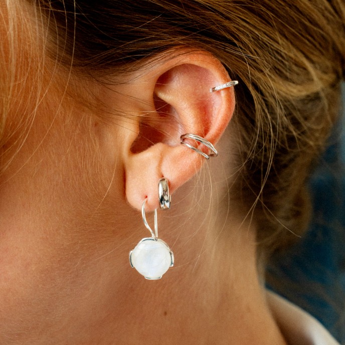 SILVER TRIPLE EAR CUFF