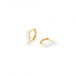 Prata com Banho Ouro de 18k - P�rola de Cultura de �gua Doce