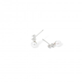 PENDIENTES CON PERLA
