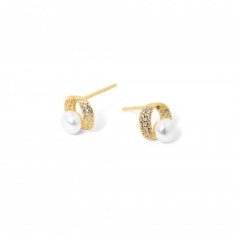 PENDIENTES CON PERLA
