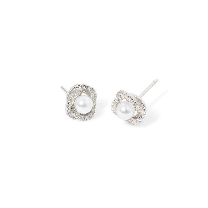 PENDIENTES CON PERLA