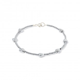 HEMATITE HEARTS BRACELET