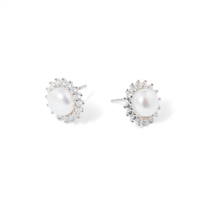 PENDIENTES CON PERLA
