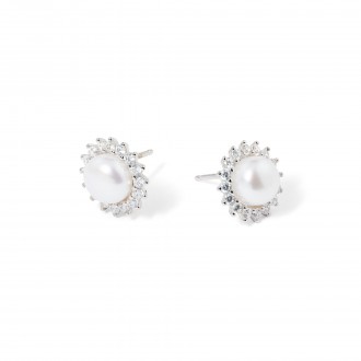 PENDIENTES CON PERLA