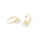 Prata com Banho Ouro de 18k - Branco