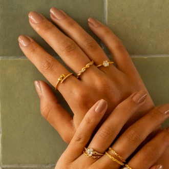 SILVER SHINY RING
