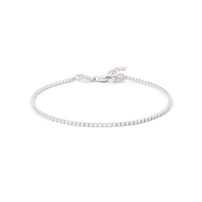 SILVER RIVIERA BRACELT