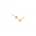 Plata con ba�o de oro de 18k - Blanco