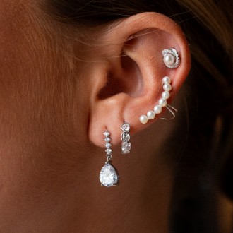 PENDIENTES CON PERLA
