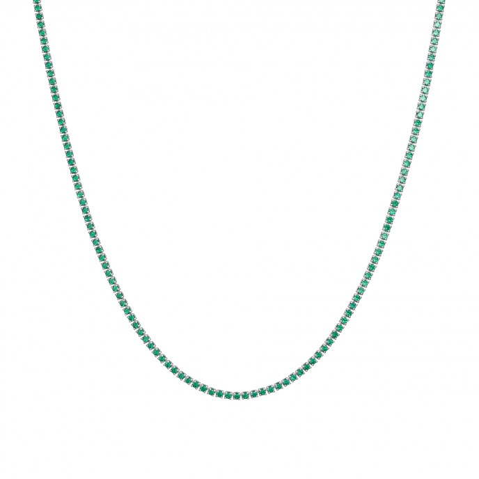 SILVER RIVIERA NECKLACE