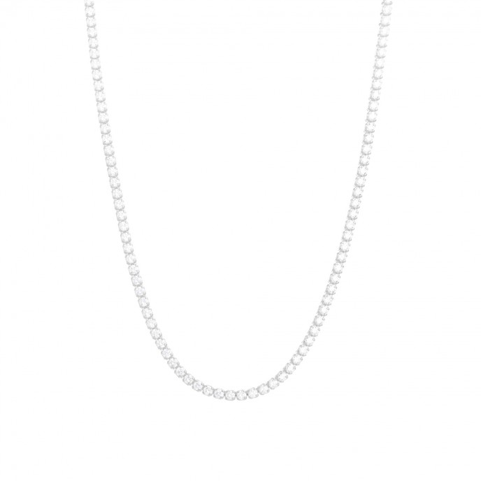 SILVER RIVIERA NECKLACE