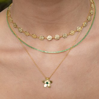 SILVER RIVIERA NECKLACE