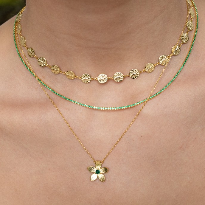 SILVER RIVIERA NECKLACE