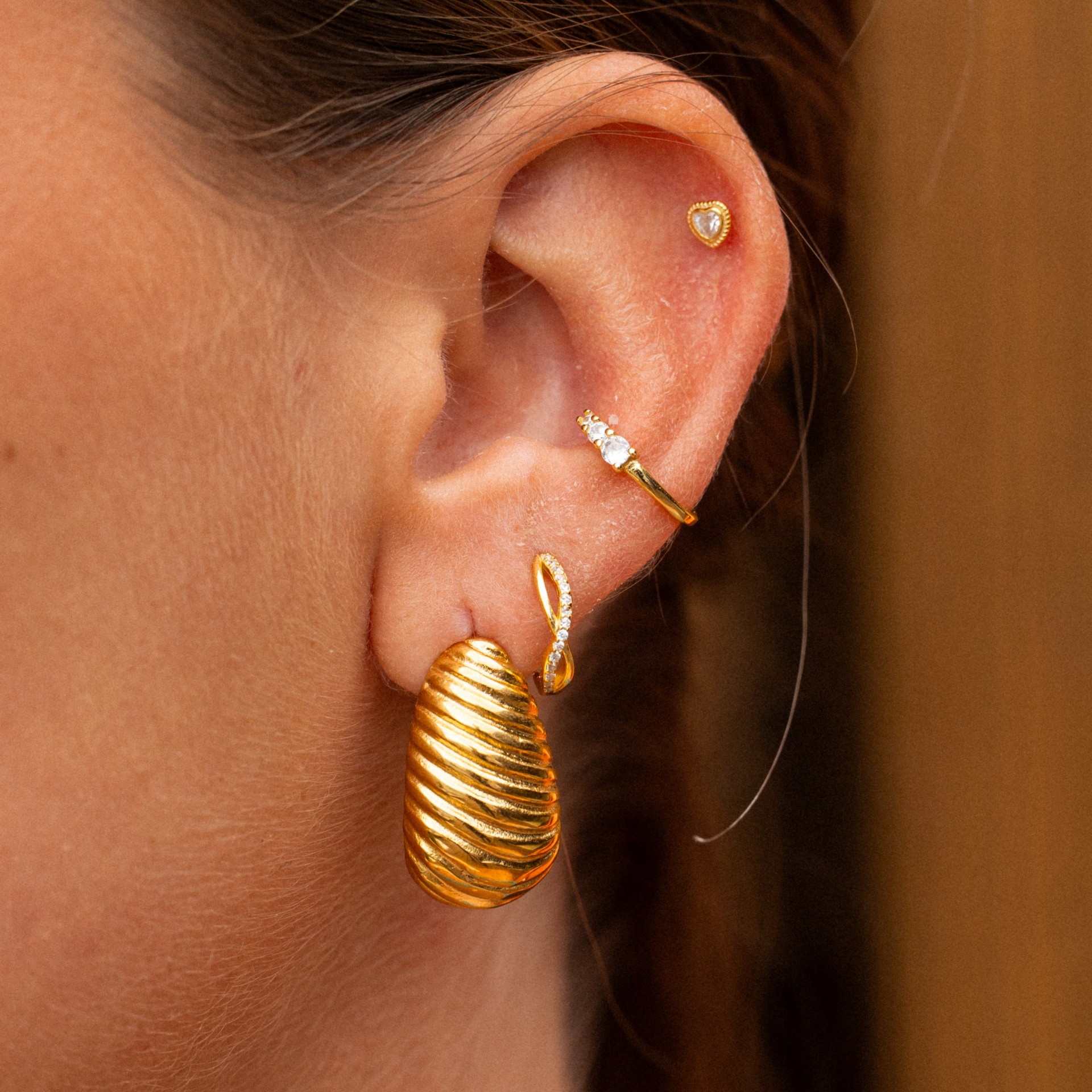 EAR CUFF ZIRCÕES