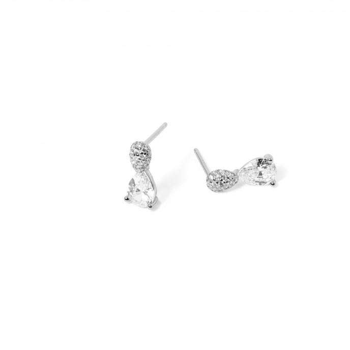 SILVER DROP EARRINGS