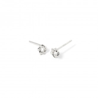 SILVER TWISTED EARRINGS