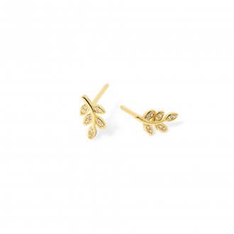 SILVER LEAVES EARRINGS