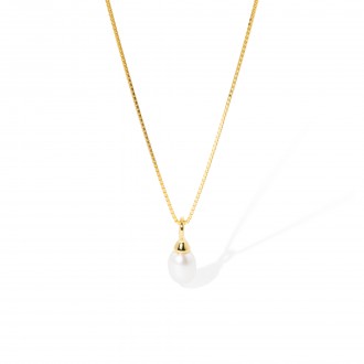 COLLAR DE PLATA CON PERLA