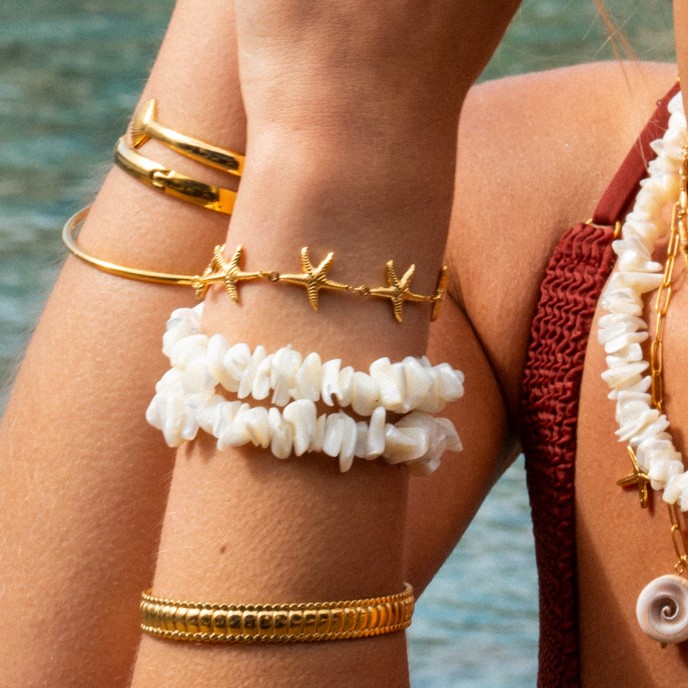 PULSERA ESTRELAS DE ACERO