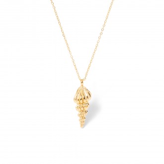 STEEL SHELL NECKLACE