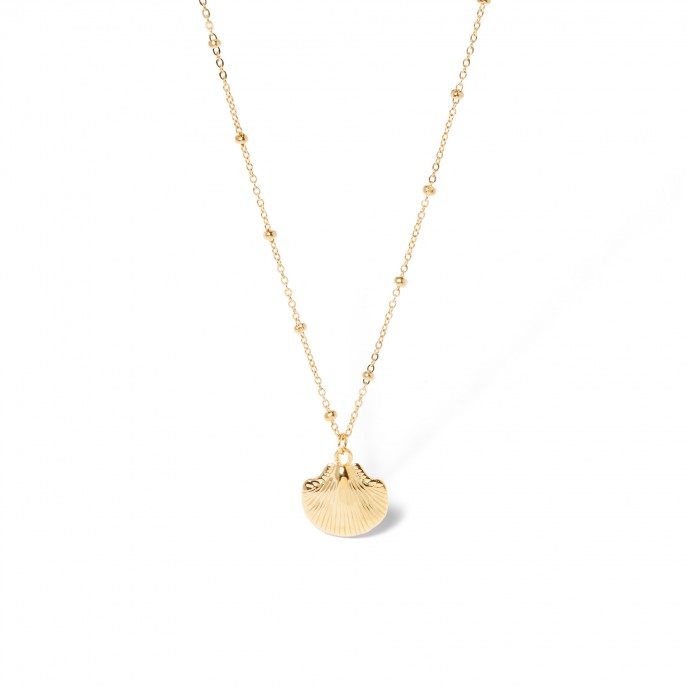 STEEL SHELL NECKLACE