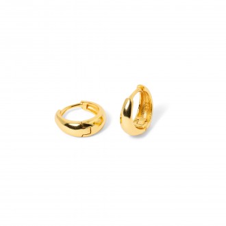 SILVER 1.2CM HOOPS