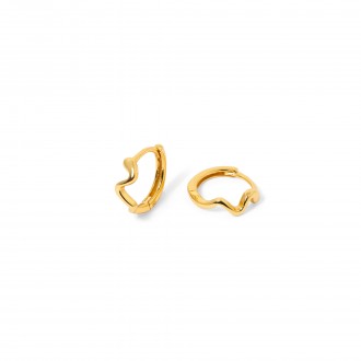 SILVER SNAKE HOOPS