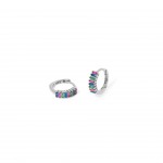 925 Sterling Silver with Mix Zircons