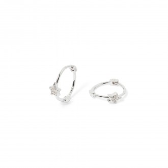 SILVER STAR HOOPS