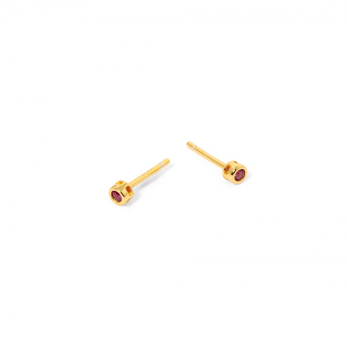 SILVER EARRINGS WITH ZIRCON