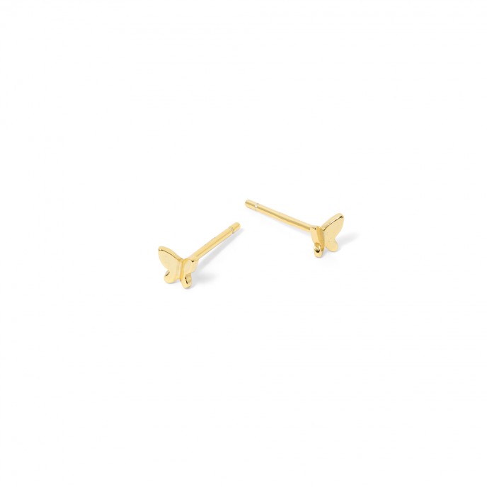 SILVER BUTTERFLY EARRINGS
