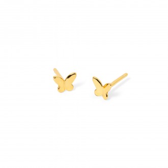 SILVER BUTTERFLY EARRINGS