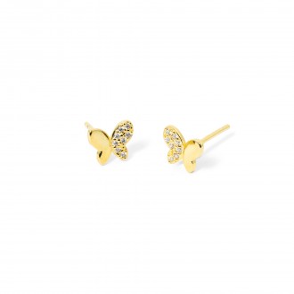 SILVER BUTTERFLY EARRINGS
