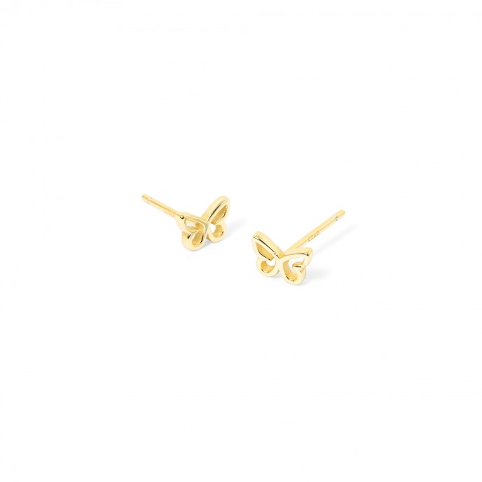 SILVER BUTTERFLY EARRINGS