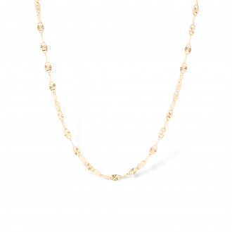 SILVER NECKLACE WITH PLATES
