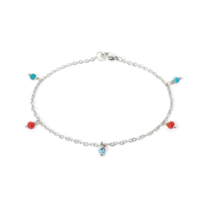PULSEIRA PÉ AÇO MIX PULSEIRA PÉ AÇO MIX