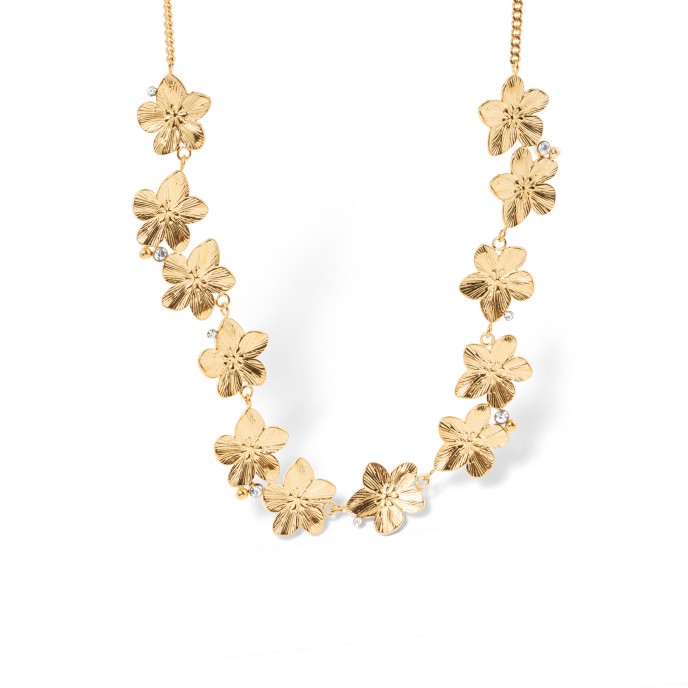 COLLAR FLORES DE ACERO