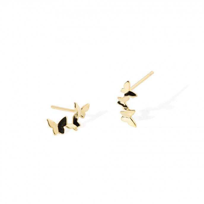SILVER BUTTERFLIES EARRINGS