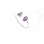 925 Sterling Silver - Amethyst